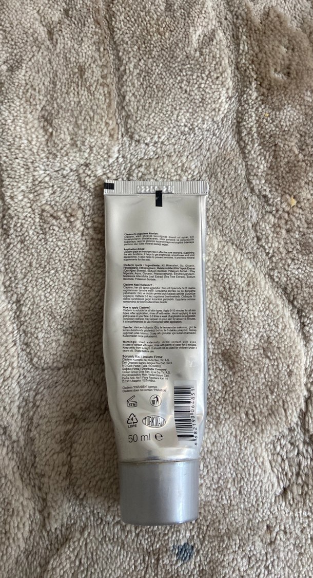 Claderm Arındırıcı Kil Maskesi 50 ml - Görsel 2