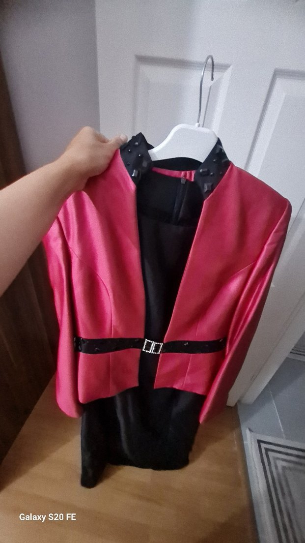 2li abiye tesettür takım 42 beden - Görsel 2