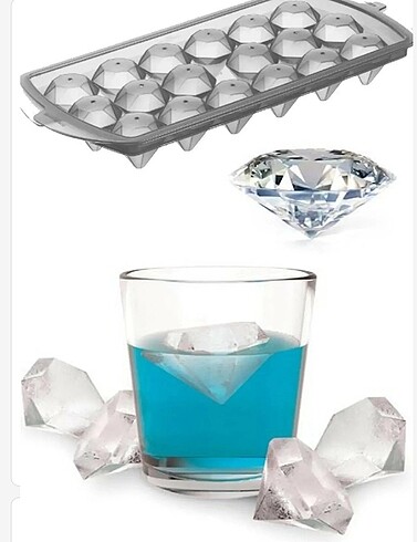 Elmas Kristal Buz Kalıbı