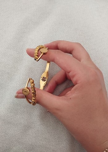  Beden altın Renk çelik bileklik kelepçe künye