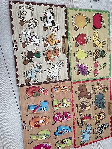  Beden Ahşap puzzle