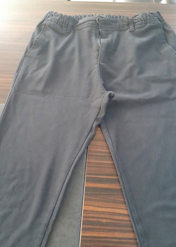 koyu lacivert erkek Rahat Kesim Kumaş Pantolon