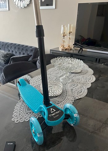 Koyu Turkuaz Çocuk Scooterı - Görsel 2