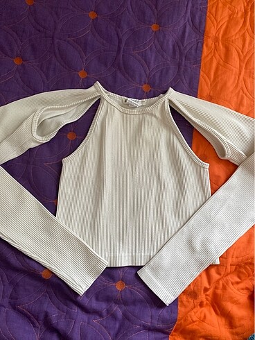 Stradivarius Kadın Crop Bluz