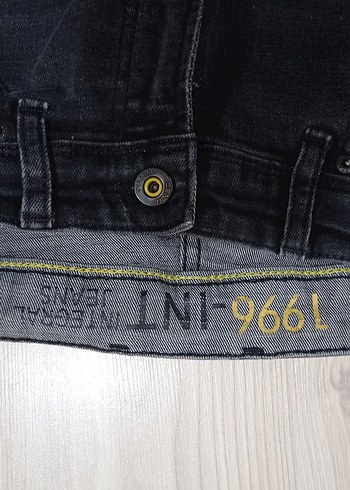 32 Beden koyu Gri Regular Fit Denim Erkek Jean
