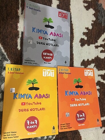 Kimya adası ilk üç kitap