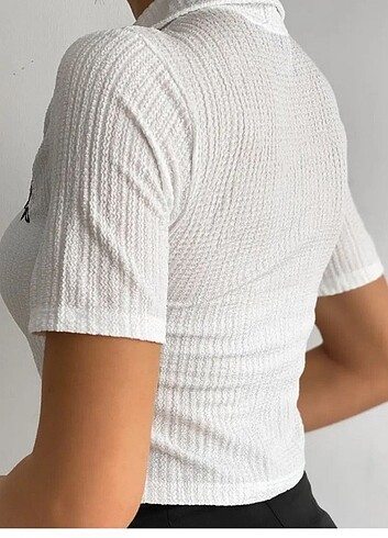 Diğer NAKIŞ DETAY CROP TOP
