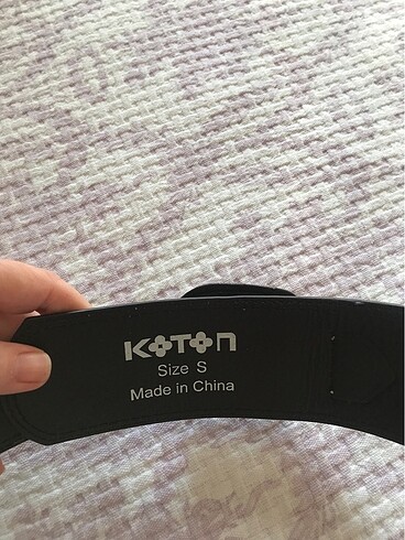 Beden Koton kahve kalın kemer