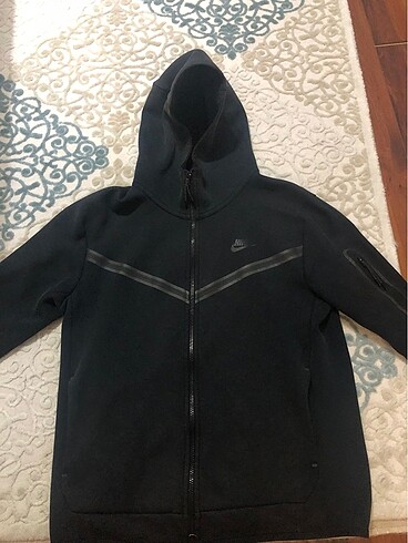 nike tech fleece siyah m beden temiz defosuz