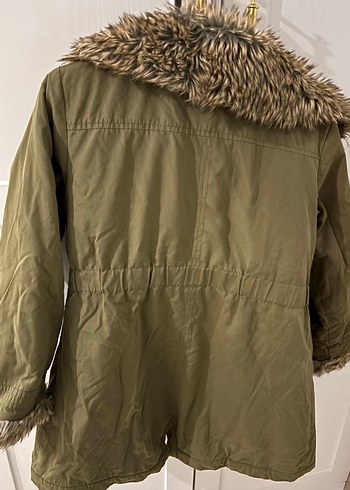 Kürk Detaylı Çocuk Mont - Görsel 3