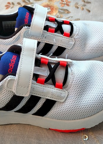 Adidas Beyaz Adidas Erkek Çocuk Spor Ayakkabı Velcro