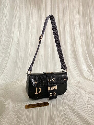 Dior Kroko Siyah Çanta