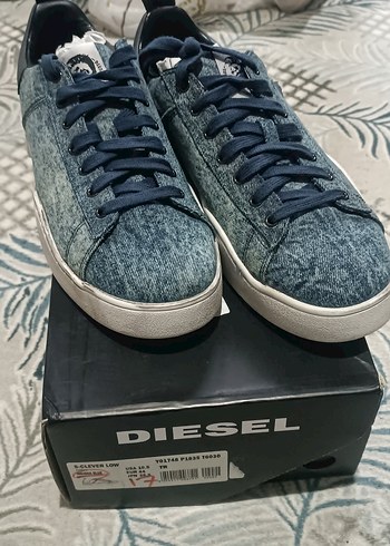 Diesel Erkek Mavi Spor Ayakkabı Bağcığı - Görsel 5