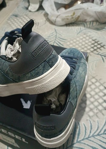 Diesel Erkek Mavi Spor Ayakkabı Bağcığı - Görsel 4