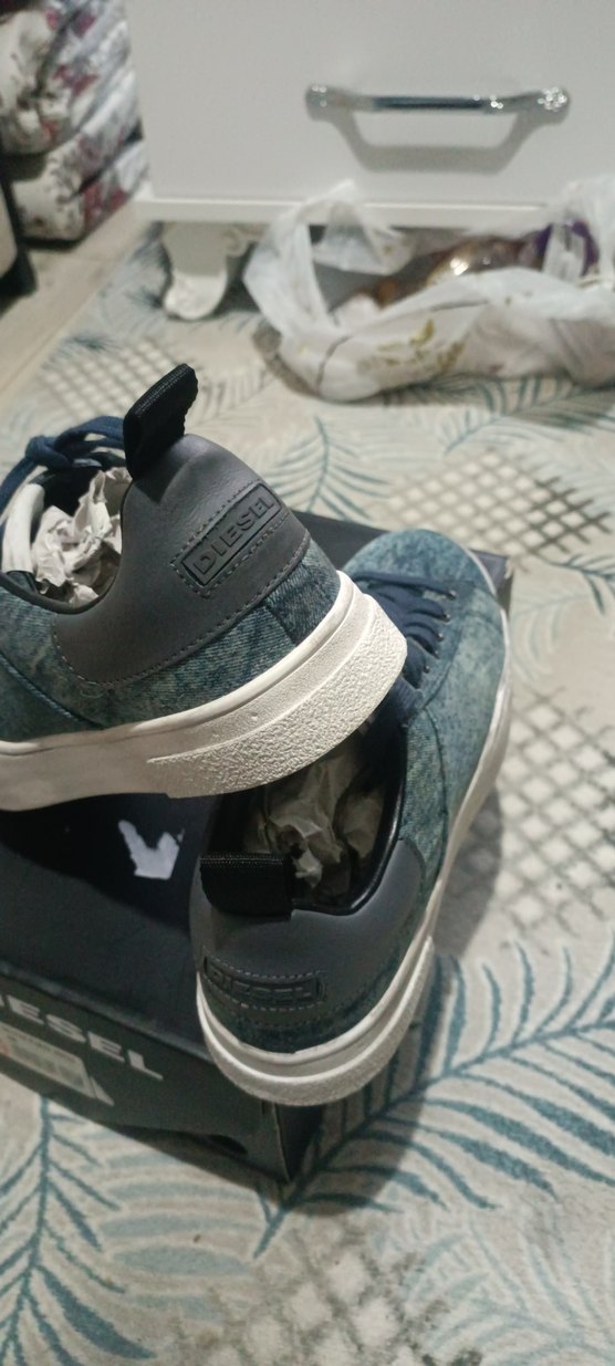 Diesel Erkek Mavi Spor Ayakkabı Bağcığı - Görsel 4