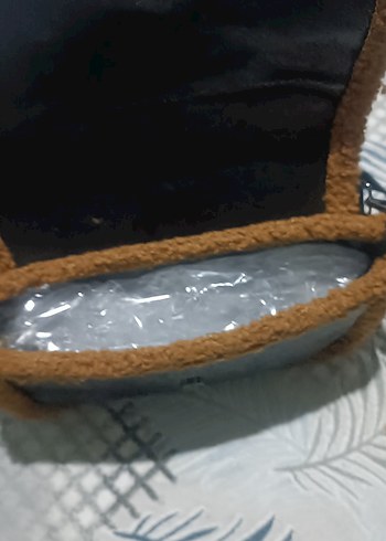 Kahverengi Kürklü Deri Kadın Çanta - Görsel 4