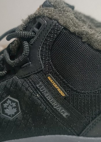 Siyah Yılan Desenli Bağcıklı Erkek Outdoor Bot - Görsel 3