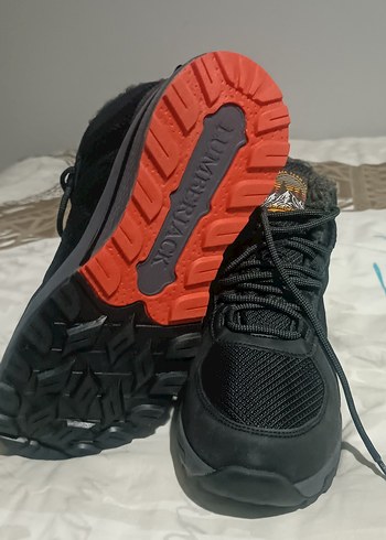 Siyah Yılan Desenli Bağcıklı Erkek Outdoor Bot - Görsel 5