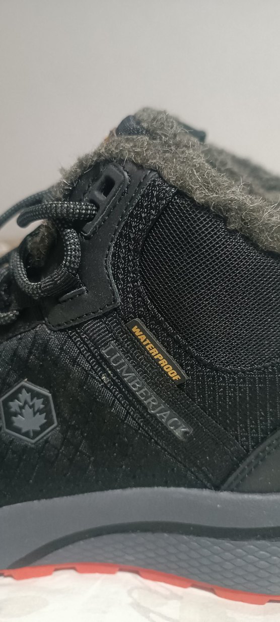 Siyah Yılan Desenli Bağcıklı Erkek Outdoor Bot - Görsel 3