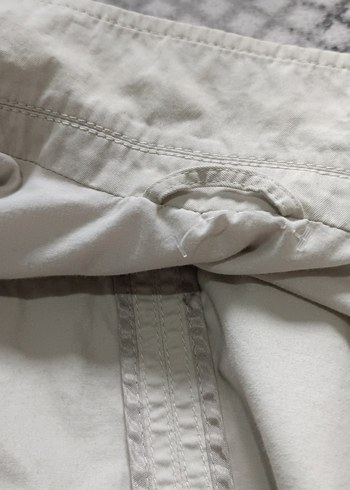 Beymen sıfır kullanılmamış Düğmeli Beyaz Keten Kadın Ceket - Görsel 6