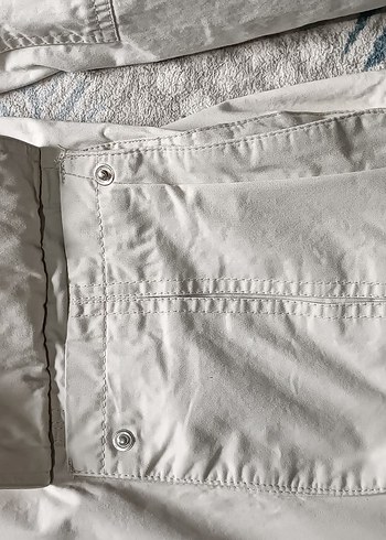 Beymen sıfır kullanılmamış Düğmeli Beyaz Keten Kadın Ceket - Görsel 4