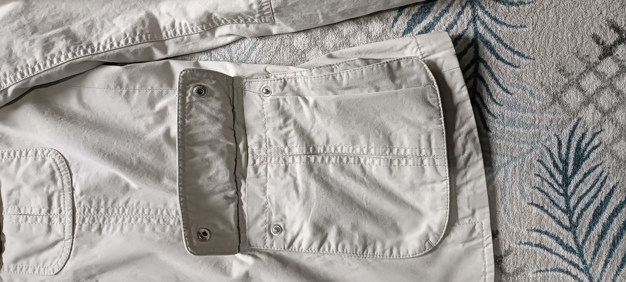 Beymen sıfır kullanılmamış Düğmeli Beyaz Keten Kadın Ceket - Görsel 4