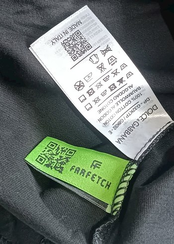 Dolce&Gabbana Siyah Fermuarlı Erkek Tişört - Görsel 6