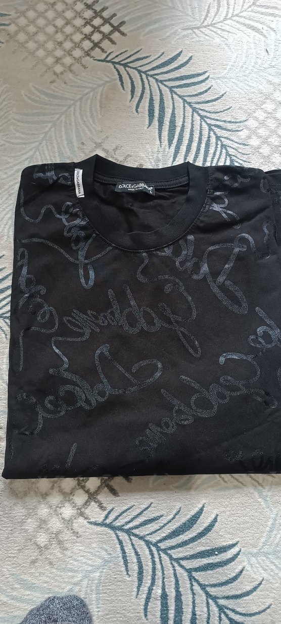 Dolce&Gabbana Siyah Fermuarlı Erkek Tişört - Görsel 3