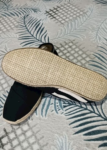 Beden Siyah Zebra Desenli Erkek Espadril Velcro