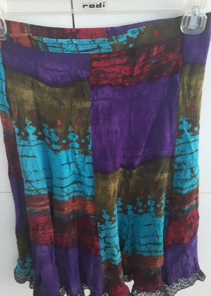 Desenli etek - Görsel 4