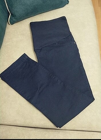 xl Beden lacivert Renk Hamile pantalon