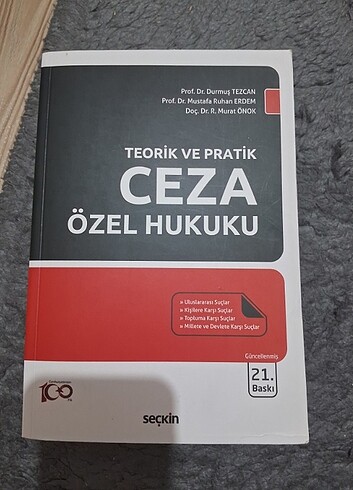 Ceza özel teorik ve pratik 