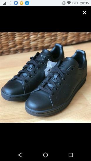 38-2/3 Numara Orjinal Yeni Etiketli Adidas Stan Smith ayakkabı