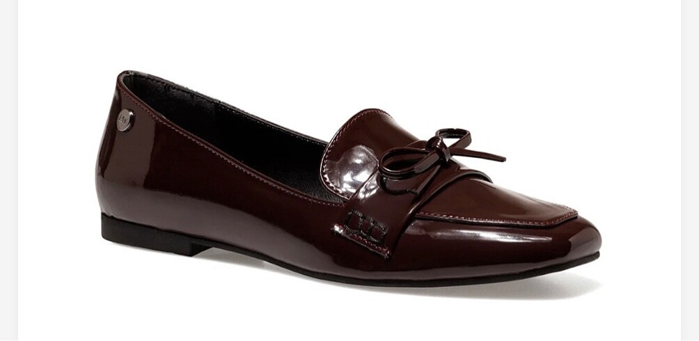 38 Beden kahverengi Renk Nine West loafer ayakkabı