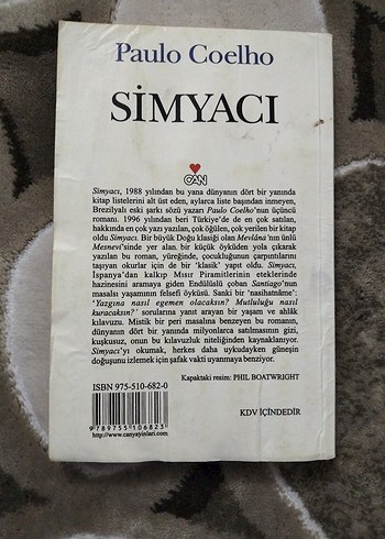 Simyacı - Paulo Coelho. kendıne hoşgeldın. bana ikimizi anlat. - Görsel 2