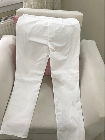 Diğer Beyaz kumaş pantolon