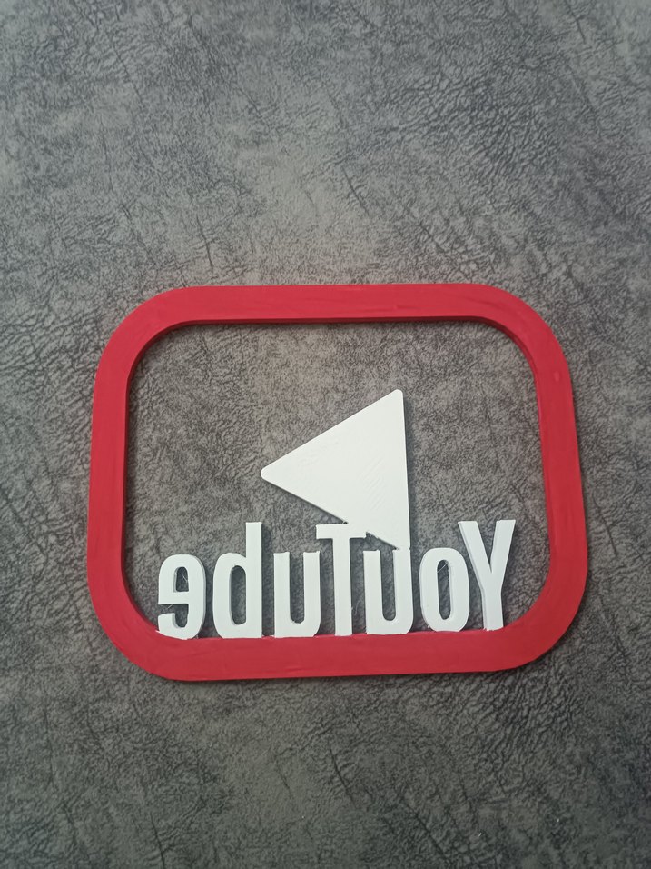 Kırmızı Çerçeveli YouTube Medya Oynatıcı Sembolü - Görsel 2