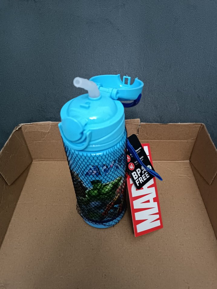 Marvel lisansli Mavi Çocuk Termosu - Görsel 5