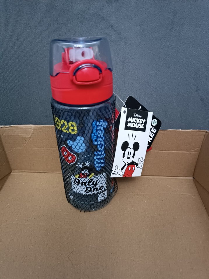 Kırmızı Mickey Mouse Çocuk Matara - Görsel 2