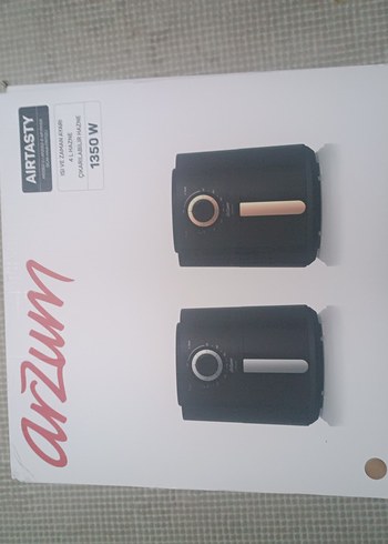 Arzum 1350W Siyah Elektrikli Fritöz