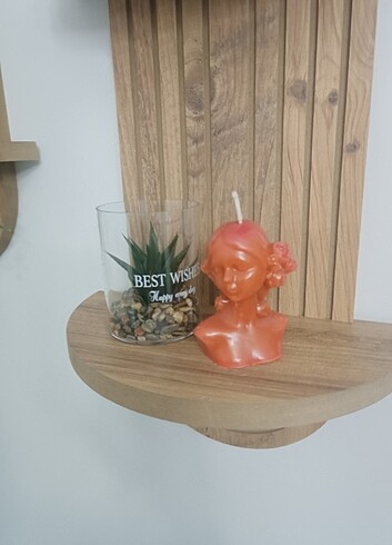  Beden çeşitli Renk Kadın Silüetli Mum