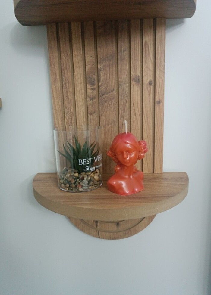 Kadın Silüetli Mum - Görsel 3