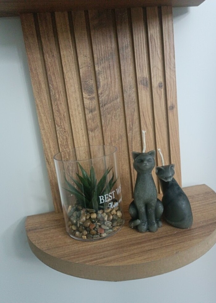 Kedi Silüetli Mum  - Görsel 2