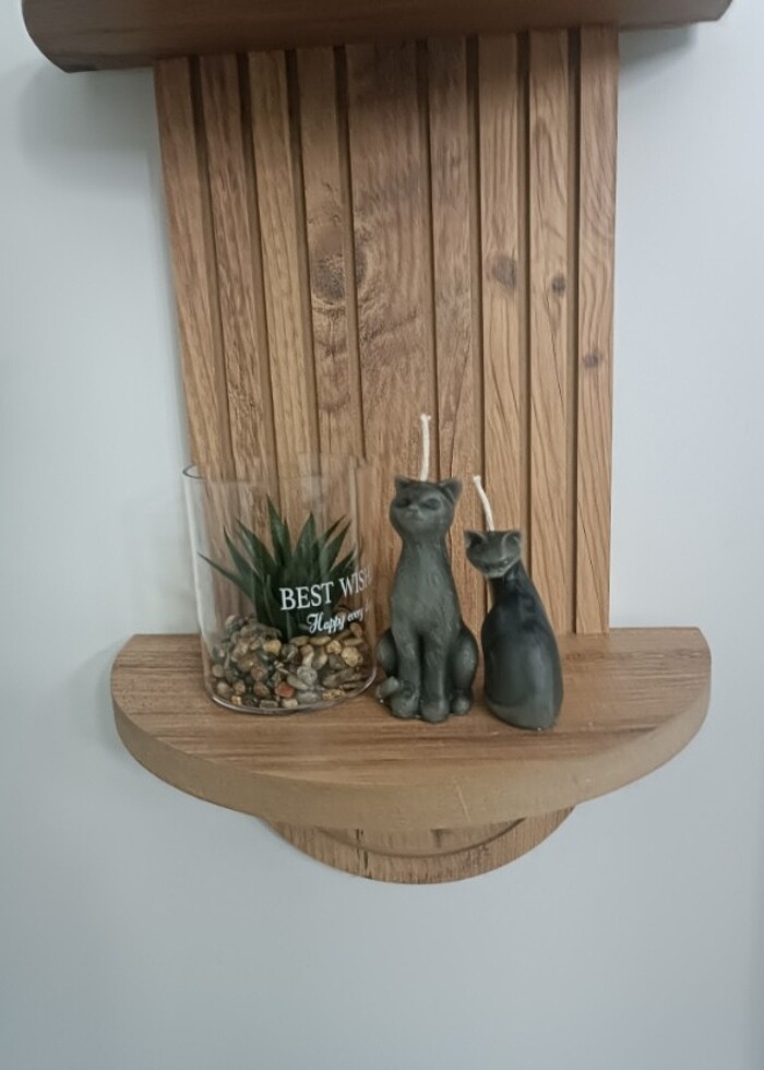 Kedi Silüetli Mum  - Görsel 3