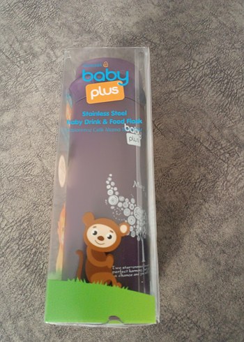 Mor Çocuk Termos Şişesi Baby Plus