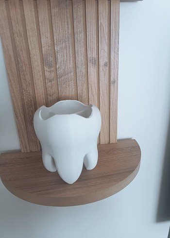 Diş Şeklinde Beyaz Kalemlik - Görsel 5