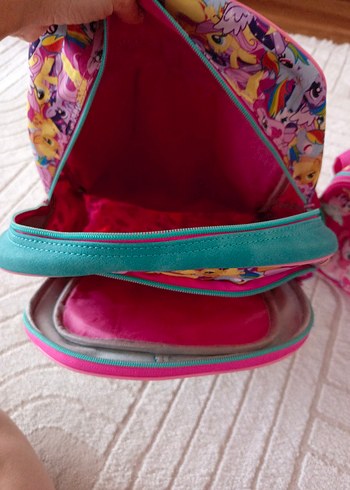 Renkli My Little Pony Okul Çantası Seti - Görsel 3