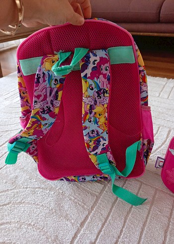 Renkli My Little Pony Okul Çantası Seti - Görsel 5
