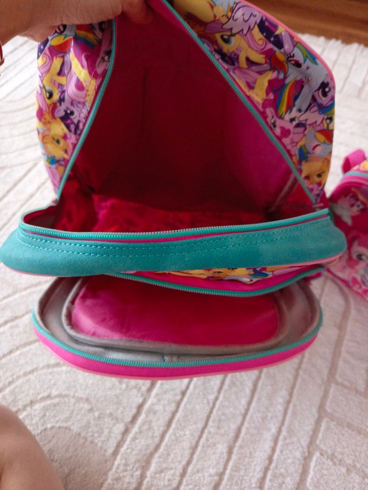 Renkli My Little Pony Okul Çantası Seti - Görsel 3