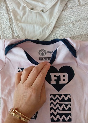 Kısa Kollu Bebek Body - Görsel 2